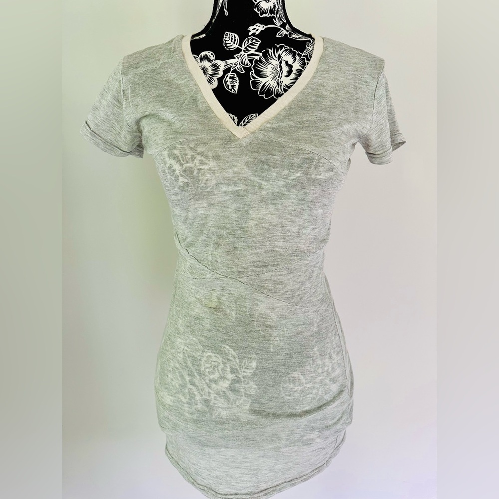 Andy Warhol Factory/Levi’s/Damien Hirst silver sparkle 
T shirt